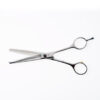 Forbice per capelli per sfoltire con due lame dentate